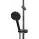 Душевая стойка Orange O-Shower OW02b цвет черный, штанга 97 см, шланг 150 см