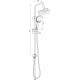 Душевая стойка Orange O-Shower OW04 хром, штанга 97 см, шланг 150 см