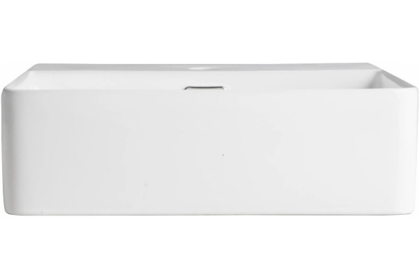 Рукомойник Orange B04-405W белый глянцевый прямоугольная,  в современном стиле