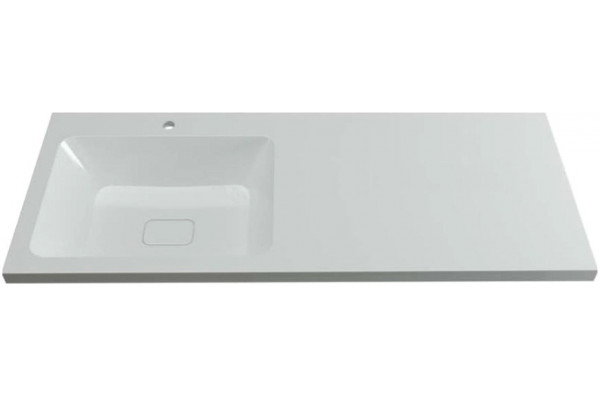 Мебельная раковина Orange Optima 110 L прямоугольная, цвет белый, на тумбу