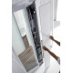 Душевая кабина Orans SR-89105LS белая, с баней, прямоугольная, поддон средний