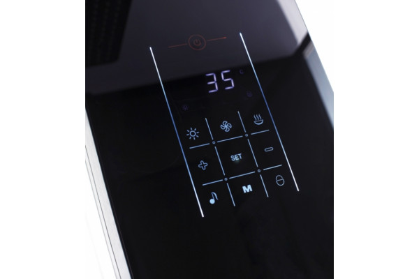 Душевая кабина Orans SR-89101LS черная, с баней, квадратная, поддон средний