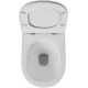 Унитаз подвесной Owl 1975 Cirkel-H OWLT190302 безободковый белый, овальный, 37x49 см