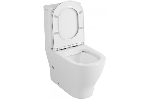 Унитаз напольный Owl 1975 Tid Cirkel-G белый, овальный, антивсплеск, 36x69 см