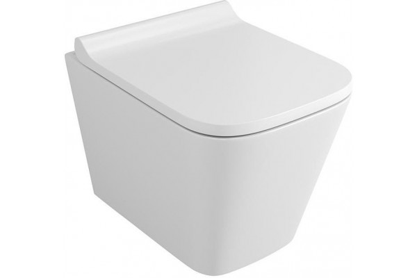 Унитаз подвесной Owl 1975 Ruta-H mini OWLT190403 безободковый белый, прямоугольный, 34x49 см