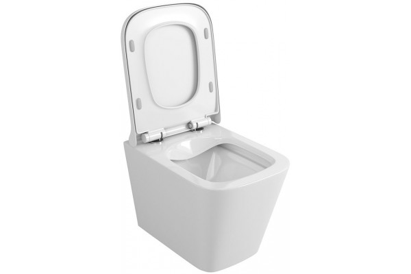 Унитаз подвесной Owl 1975 Ruta-H mini OWLT190403 безободковый белый, прямоугольный, 34x49 см