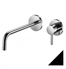 Смеситель Paffoni Light LIG006NO70 С ВНУТРЕННЕЙ ЧАСТЬЮ, для раковины, однорычажный, черный