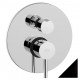 Смеситель Paffoni Light LIG018NO С ВНУТРЕННЕЙ ЧАСТЬЮ, для душа, однорычажный, черный