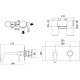 Смеситель Paffoni Light LIG101NO/M С ВНУТРЕННЕЙ ЧАСТЬЮ, для раковины, однорычажный, черный