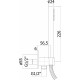 Душевой гарнитур Paffoni Master ZDUP094CR хром, штанга 22.6 см