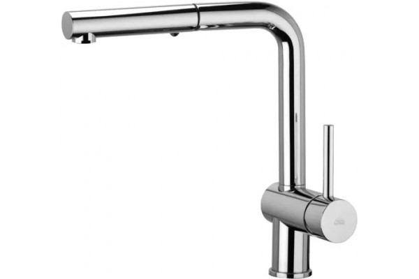 Смеситель Paffoni Light LIG285CR-MET для кухонной мойки однорычажный, хром