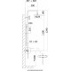 Душевая стойка Paffoni Birillo Fix ZCOL684LIQBO цвет белый, штанга 124 см