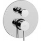 Смеситель Paffoni Light LIG019CR С ВНУТРЕННЕЙ ЧАСТЬЮ, для ванны с душем, однорычажный, хром