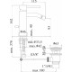 Смеситель Paffoni Light LIG135ST для биде, с донным клапаном, однорычажный, сталь