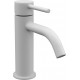 Смеситель Paffoni Light LIG071BO для раковины, белый, однорычажный, высота излива 7.9 см