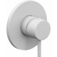 Смеситель Paffoni Light LIG011BO с внутренней частью, для душа, белый, однорычажный