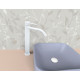 Смеситель Paffoni Light LIG081BO для раковины, белый, однорычажный, высота излива 22.9 см