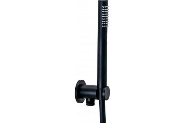 Душевой комплект Paffoni Light LIG011NO + ZDUP094NO + ZDUP094NO цвет черный, штанга 11.6 см