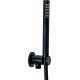 Душевой комплект Paffoni Light LIG011NO + ZDUP094NO + ZDUP094NO цвет черный, штанга 11.6 см
