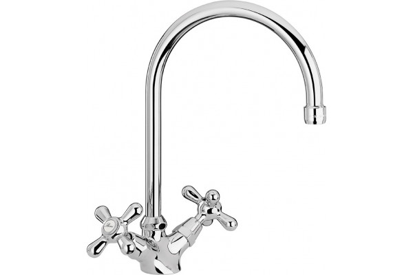 Смеситель Paini Liberty 17CR572LMKM для кухонной мойки двухвентильный, хром
