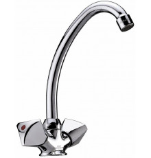 Смеситель Paini Classica BKCR570AEFFKM для кухонной мойки двухвентильный, хром
