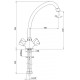 Смеситель Paini Classica BKCR570AEFFKM для кухонной мойки двухвентильный, хром