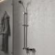 Душевой гарнитур Paini Pescara PSCR121 хром, штанга 1.03 см, шланг пластиковый 150 см