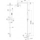 Душевая стойка Paini RS 50CR191ARQ2P3 хром, штанга 111.5 см, шланг пластиковый 150 см