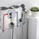 Гигиенический душ Paini Aria 53CR174KIT хром, штанга 16.835 см, шланг двойная оплетка, металлический 100 см