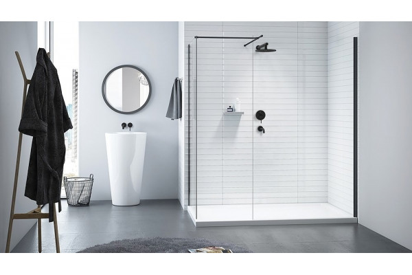 Верхний душ Paini 50PZ759TT25 цвет черный, штанга 5.95 см, 1 режим