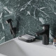 Смеситель для раковины Paini Viva Style P4YO205/574 с гигиеническим душем, черный, однорычажный, длина излива 11.7 см