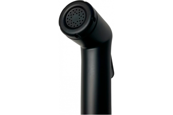 Смеситель для раковины Paini Viva Style P4YO205/574 с гигиеническим душем, черный, однорычажный, длина излива 11.7 см