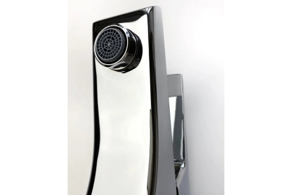 Смеситель для раковины Paini Torre 98CR205/574 с гигиеническим душем, хром, однорычажный, длина излива 14.8 см