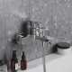 Смеситель для ванны с душем Paini Viva Style P4CR111 хром, однорычажный, длина излива 14.9 см