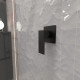 Смеситель для душа Paini Grazia 21PZ690 С ВНУТРЕННЕЙ ЧАСТЬЮ, черный матовый, однорычажный