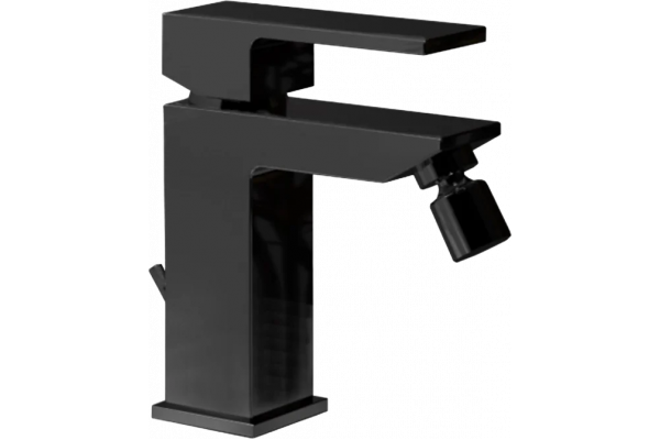 Смеситель для биде Paini Dax-R 84PZ306R черный матовый однорычажный, длина излива 11.3 см
