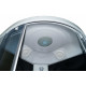 Душевая кабина Parly Classic EC1021 100х100х215 профиль белый, стекло тонированное, четверть круга, поддон глубокий