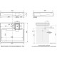 Раковина Paulmark Berg PM710431 прямоугольная, цвет белый