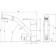 Смеситель Paulmark Hessen He213017-CR для кухонной мойки однорычажный, хром