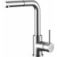 Смеситель Paulmark Kassel Ka214311-CR для кухонной мойки, хром, однорычажный, высота излива 24.5 см