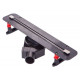Душевой лоток Pestan Confluo Slim Line 650 с решеткой, хром, в пол около стены