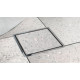 Душевой трап Pestan Confluo Standart Dry 1 Ceramik 10x10 хром, в пол около стены