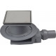 Душевой трап Pestan Confluo Standard Plate 8 13702560 15х15 см, хром, в пол около стены, выпуск боковой