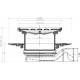 Душевой трап Pestan Confluo Standard Plate 8 13702560 15х15 см, хром, в пол около стены, выпуск боковой