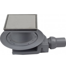 Душевой трап Pestan Confluo Standard Plate 8 13702566 хром в пол около стены, выпуск боковой