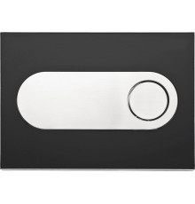 Кнопка смыва Pestan Fluenta Onyx 40006364 черная механическая,  в современном стиле