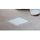 Душевой трап Pestan Confluo Standard White Glass 1 15x15 белый, хром, в пол около стены