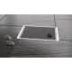 Душевой трап Pestan Confluo Standard Black Glass 1 15x15 хром, черный, в пол около стены