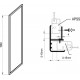 Душевая перегородка Ravak Supernova APSS-80 198 черный+Transparent 940403R2Z1