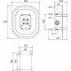Скрытая часть смесителя Ravak R-box RB 070.50 (X070052)